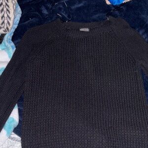 Wet Seal Black Knit Blouse